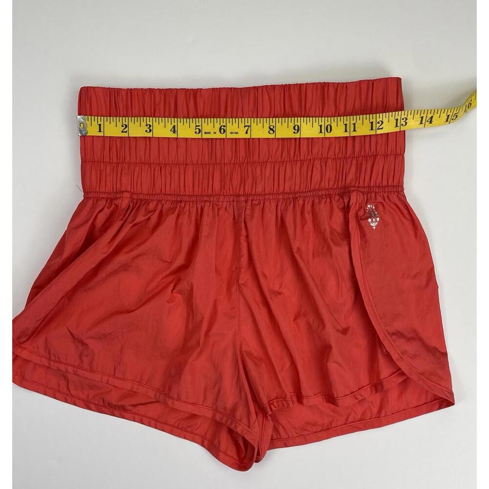 Free People Movement The Way Home Shorts Lined Bright Orange Pink Size Medium View 6